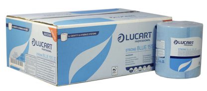 Lucart IDENTITY Strong 2 Ply Blue Roll Towel