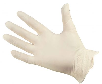 PRO Powder-Free White Stretch Vinyl Gloves