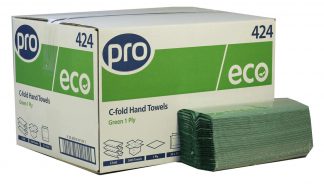PRO C-Fold 1 Ply Recycled Paper Towels