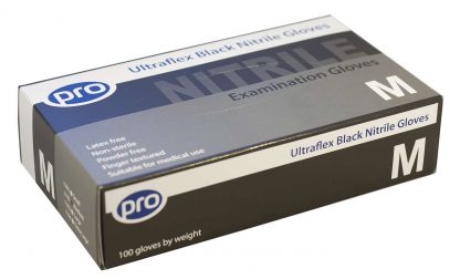 PRO UltraFLEX Black Nitrile Gloves