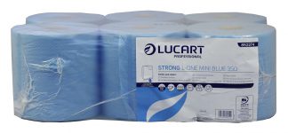 Lucart L-ONE Mini Strong Blue Centrefeed Roll