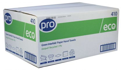 PRO Easipull Interfold 1 Ply Recycled Paper Hand Towel