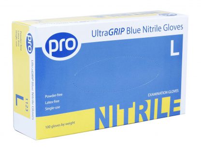 PRO UltraGRIP Blue Nitrile Gloves