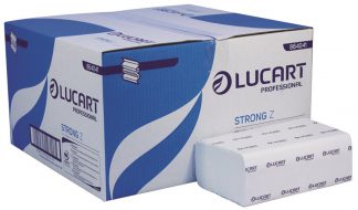 Lucart Strong Z-Fold White 2 Ply Paper Towel