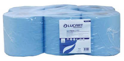 SkyTech Blue Centrefeed Roll 2 Ply Recycled 20cm x 150m